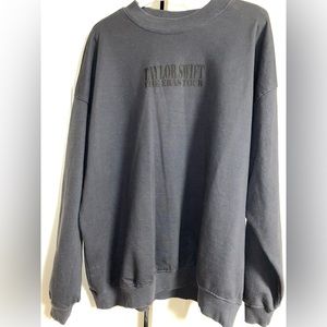 Taylor swift eras tour blue crew neck.